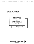 Prelude and Dance Op. 29 No. 2 piano sheet music cover